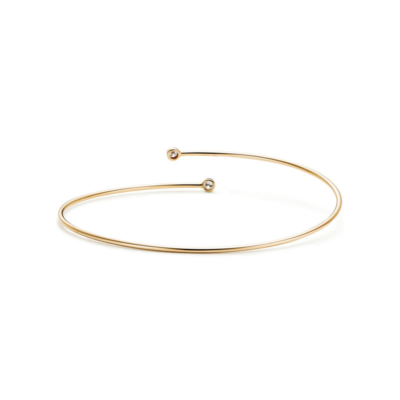 Tiffany & Co. Elsa Peretti® Pulsera de una vuelta Diamond Hoop Outlet