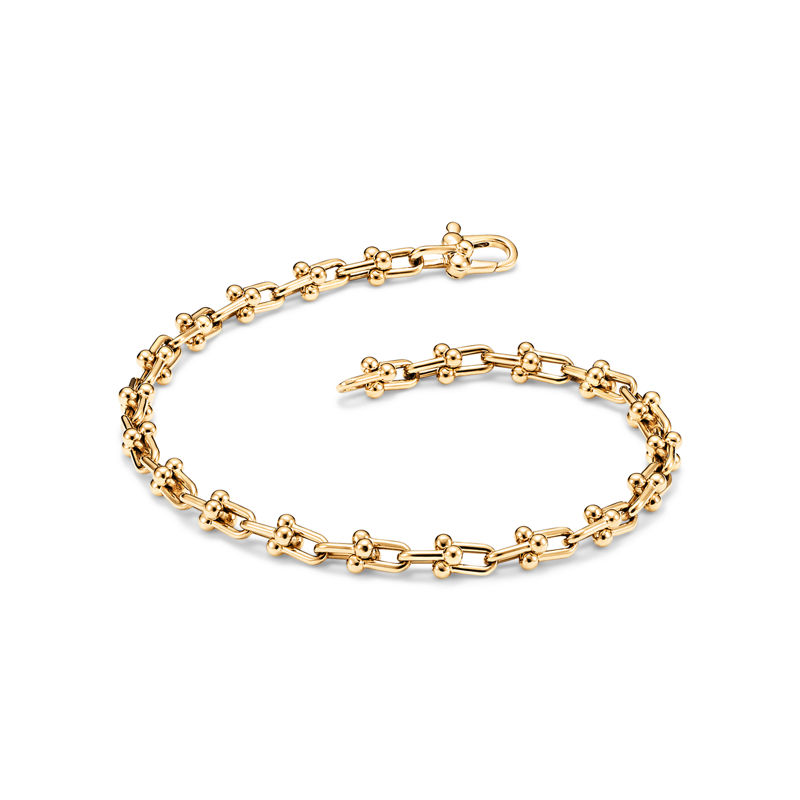 Tiffany & Co. Tiffany HardWear Pulsera de microeslabones de oro amarillo Rebajas