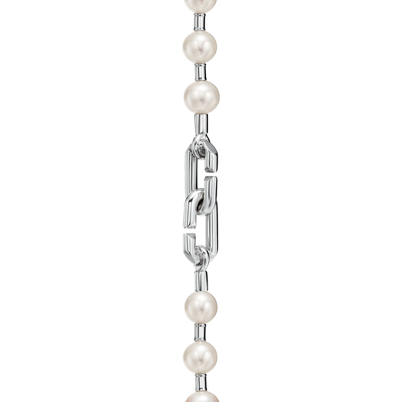 Tiffany & Co. Tiffany HardWear Pulsera de perla en plata 7-8 mm Descuento