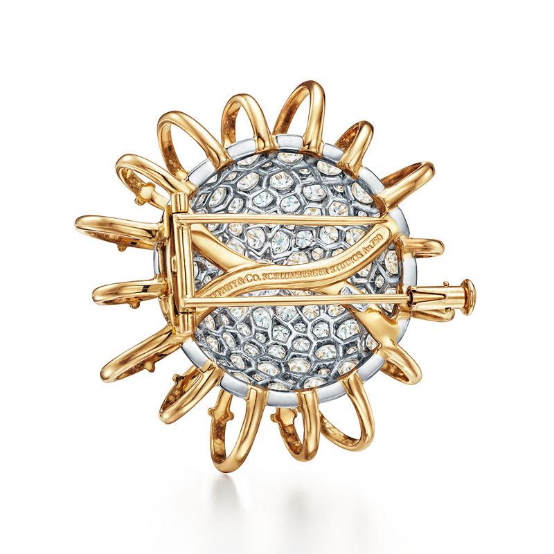 Tiffany & Co. Tiffany & Co. Schlumberger Broche Apollo en oro amarillo y platino con diamantes Mejor oferta