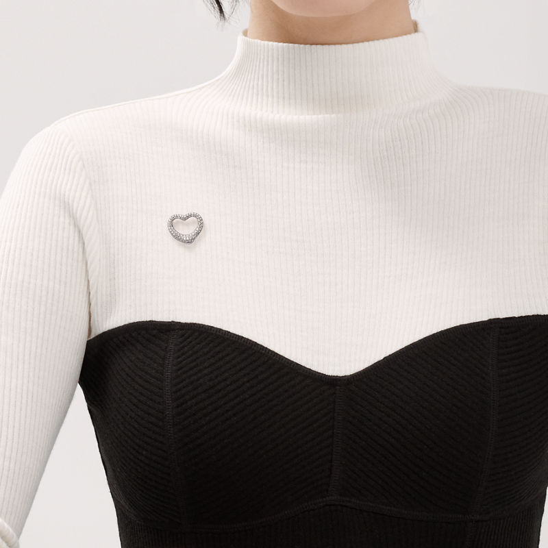 Tiffany & Co. Elsa Peretti® Broche Open Heart de platino con diamantes en pavé Envío gratis