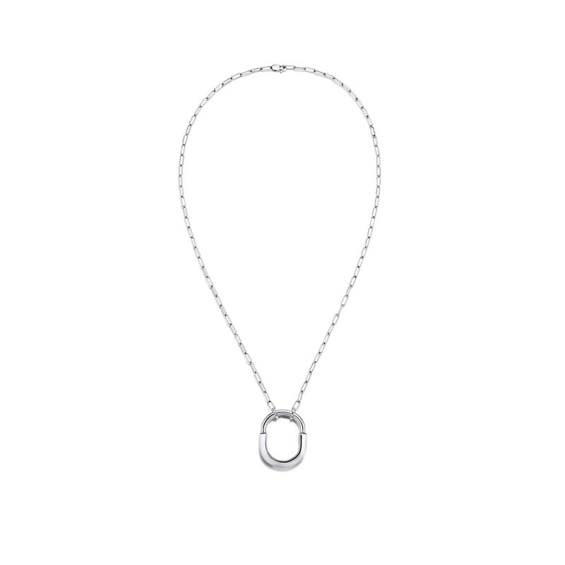 Tiffany & Co. Tiffany Lock Colgante en oro blanco tamaño mediano Outlet