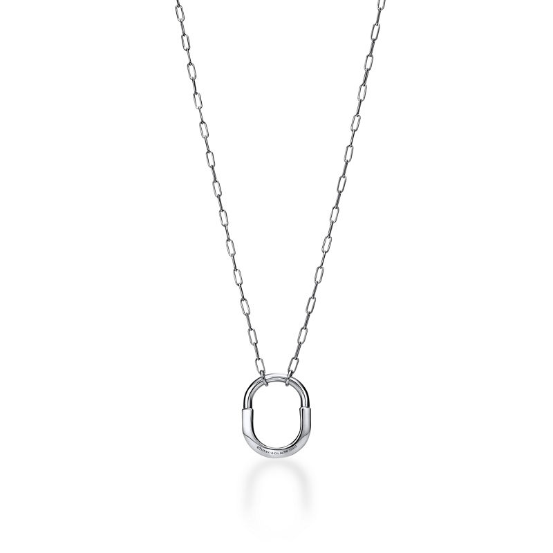 Tiffany & Co. Tiffany Lock Colgante en oro blanco tamaño mediano Outlet