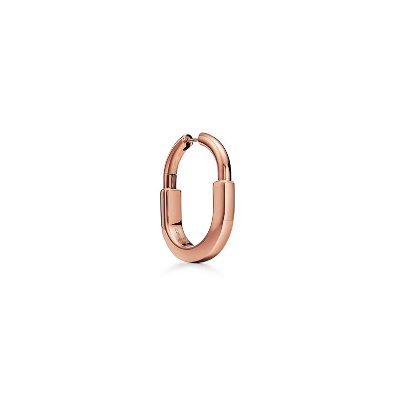 Tiffany & Co. Tiffany Lock Pendientes en oro rosa tamaño mediano Rebajas