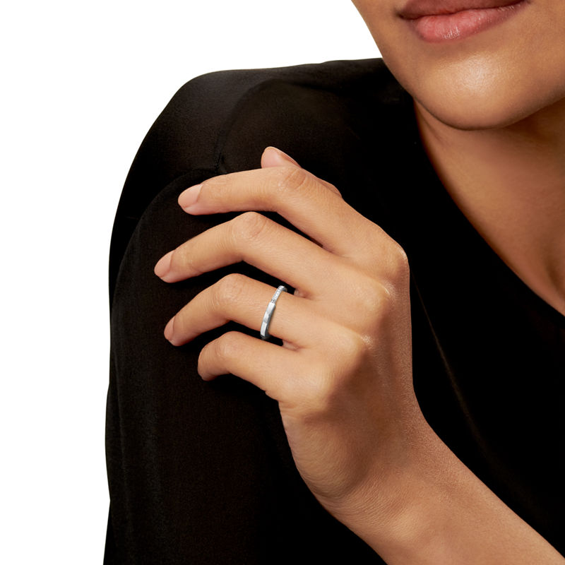 Tiffany & Co. Tiffany Lock Anillo de oro blanco con diamantes Tienda