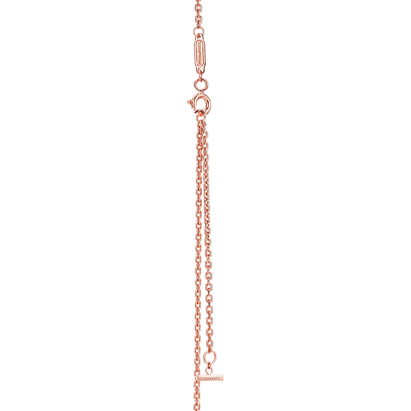 Tiffany & Co. Tiffany T Colgante Smile de oro rosa tamaño pequeño Envío gratis