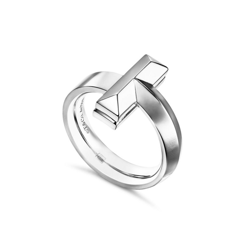 Tiffany & Co. Tiffany T T1 Anillo de oro blanco Envío gratis