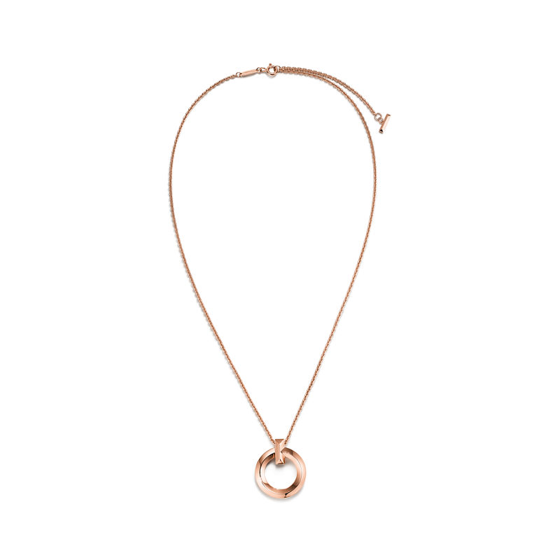 Tiffany & Co. Tiffany T T1 Colgante circular de oro rosa tamaño pequeño COMPRAR AHORA