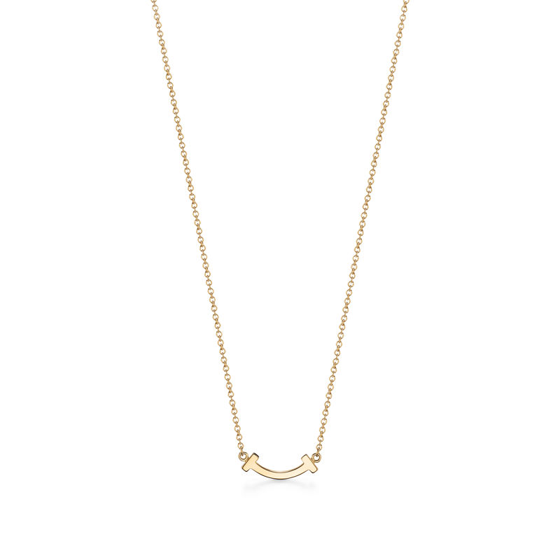 Tiffany & Co. Tiffany T Colgante Smile de oro amarillo tamaño mini ÚLTIMAS EDICIONES