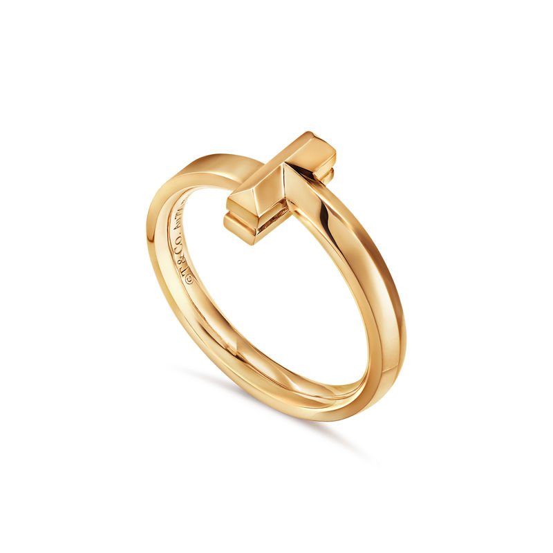 Tiffany & Co. Tiffany T T1 Anillo de oro amarillo Promoción por tiempo limitado