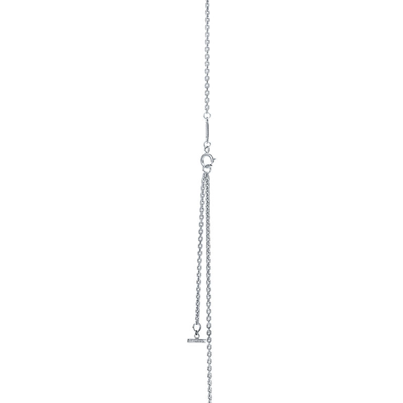 Tiffany & Co. Tiffany T Colgante Smile mediano de oro blanco con diamantes Promoción trimestral