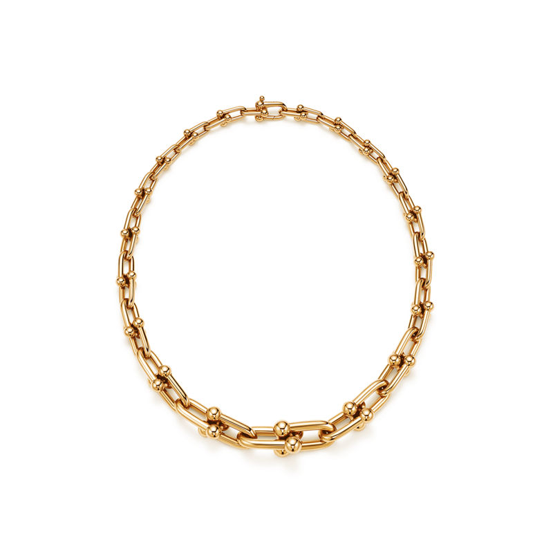 Tiffany & Co. Tiffany HardWear Collar de eslabones escalonados de oro amarillo Libre de impuestos