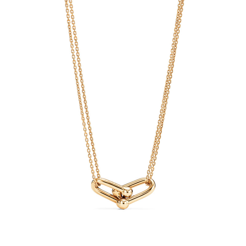 Tiffany & Co. Tiffany HardWear Colgante de eslabones dobles grandes de oro amarillo Oferta exclusiva