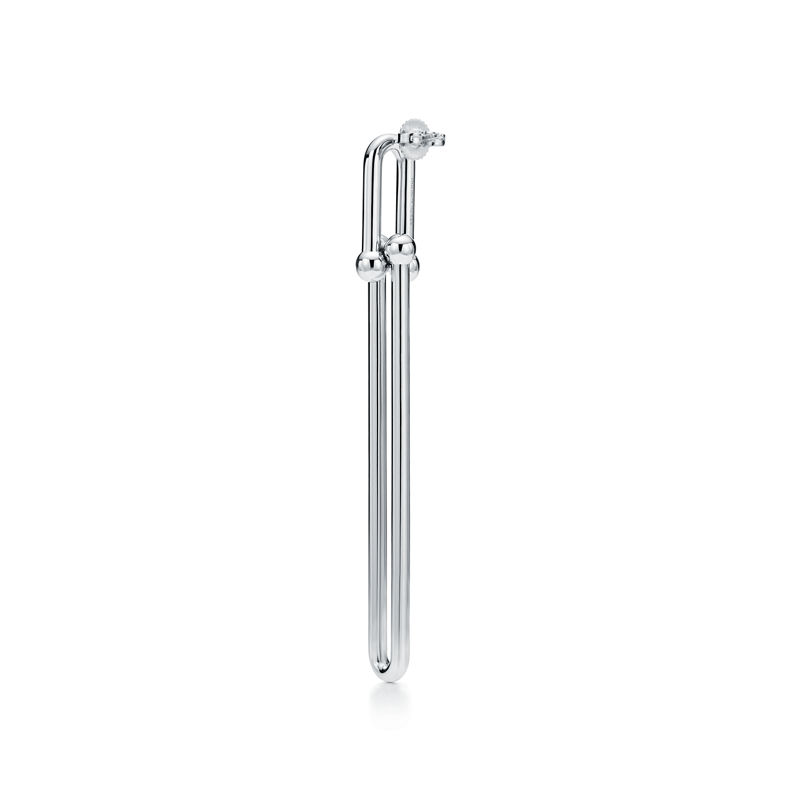 Tiffany & Co. Tiffany HardWear Pendientes de eslabones largos dobles de plata de ley Descuento por venta flash
