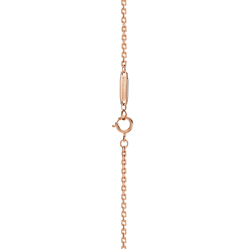 Tiffany & Co. Tiffany HardWear Colgante con eslabón alargado de oro rosa Rebajas de fin de temporada