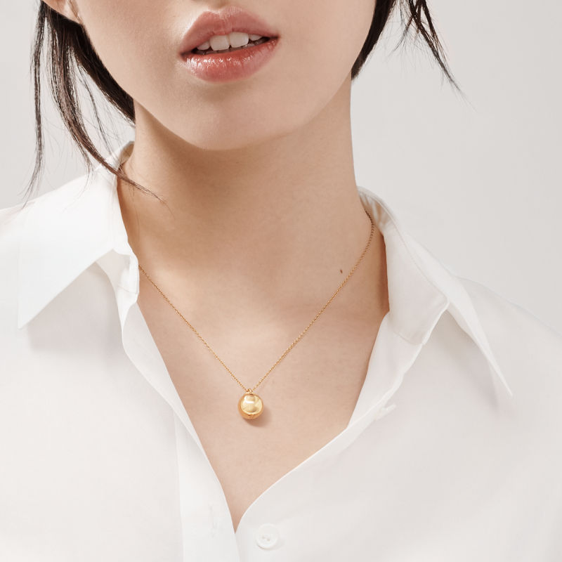 Tiffany & Co. Tiffany HardWear Colgante de esfera en oro amarillo 12 75 mm Devoluciones gratuitas