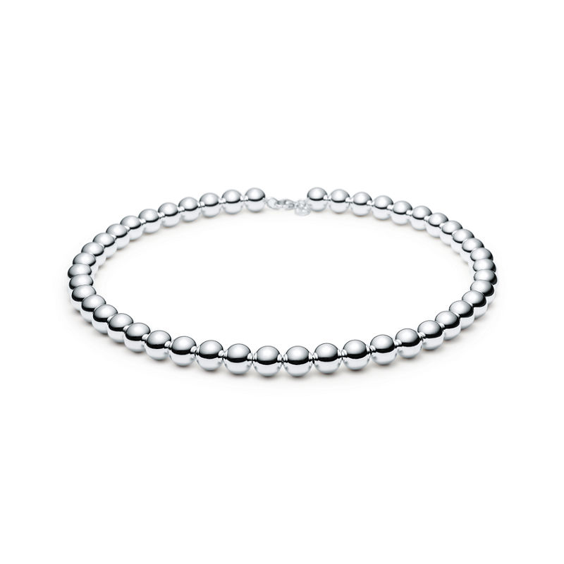 Tiffany & Co. Tiffany HardWear Collar de esferas de plata de ley Venta caliente