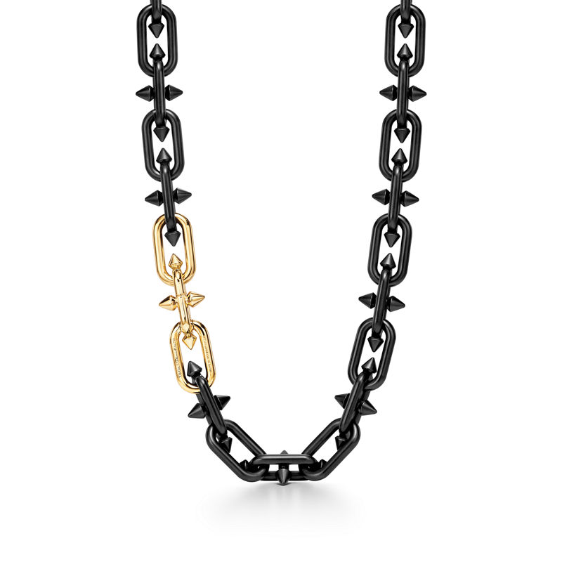 Tiffany & Co. Tiffany Titan by Pharrell Williams Collar de titanio oro y diamantes Los más vendidos