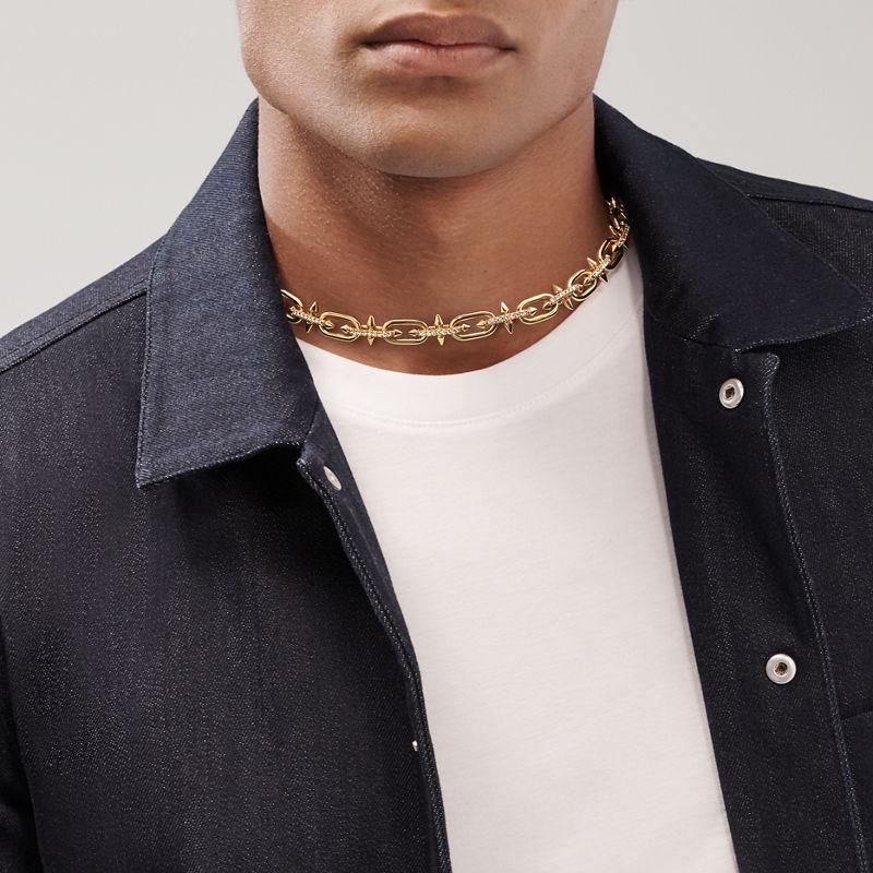 Tiffany & Co. Tiffany Titan by Pharrell Williams Collar de oro amarillo con diamantes Envío gratis