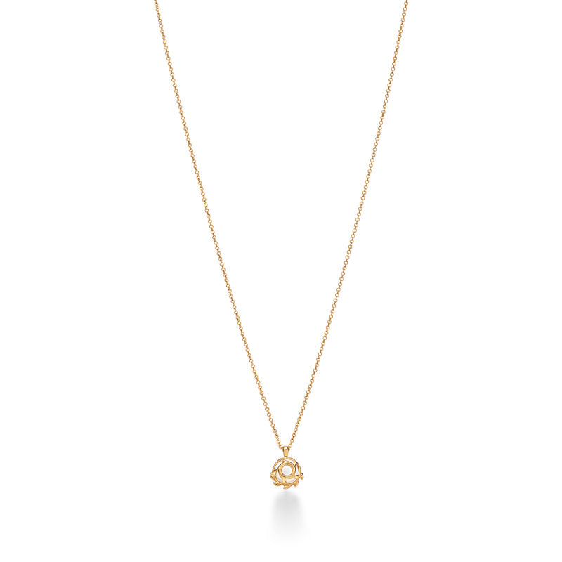 Tiffany & Co. Paloma Picasso® Colgante Olive Leaf de oro amarillo con perlas Ofertas especiales