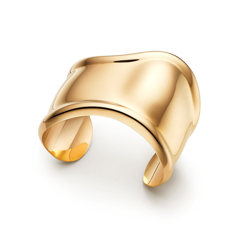 Tiffany & Co. Elsa Peretti® Brazalete Bone pequeño en oro de 18 quilates Outlet