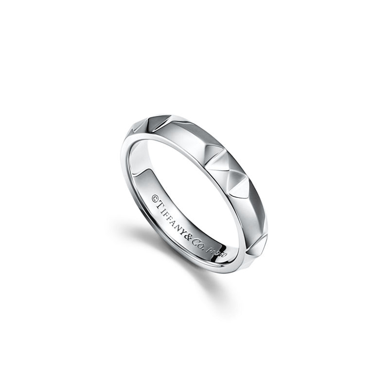 Tiffany & Co. Tiffany True® Alianza en platino 4 mm de ancho Rebajas online