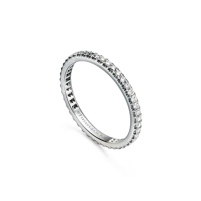 Tiffany & Co. Tiffany Soleste Anillo Full Eternity en platino con diamantes Promoción por tiempo limitado