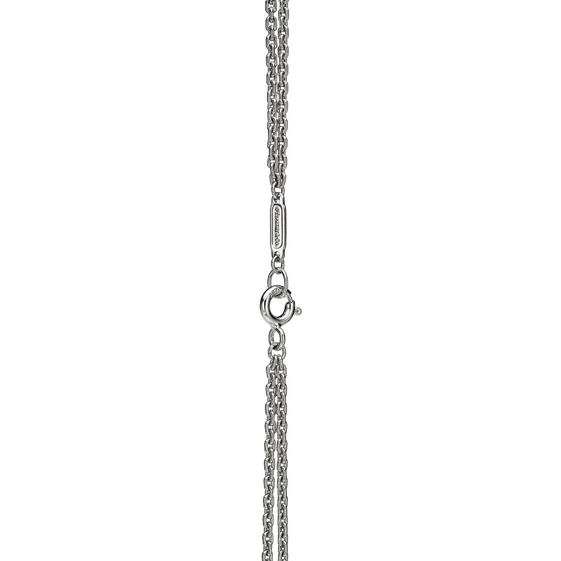 Tiffany & Co. Tiffany HardWear Colgante de eslabones dobles grandes de oro blanco con diamantes en pavé Oferta exclusiva