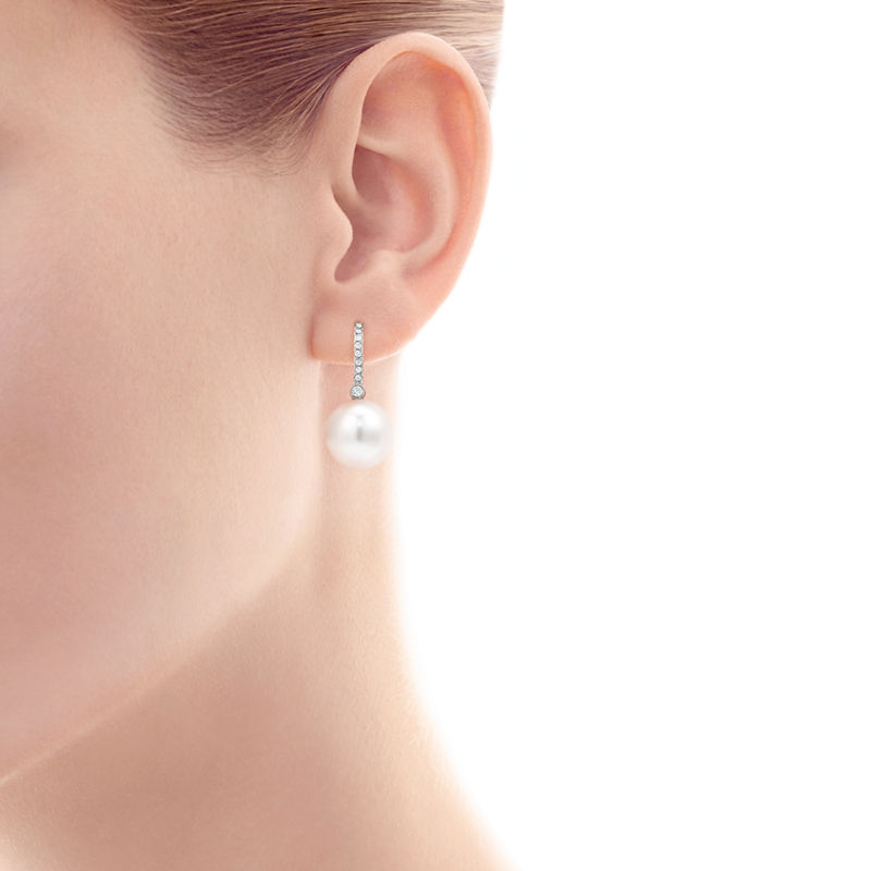 Tiffany & Co. Tiffany South Sea Noble Pendientes de perlas Gran oferta