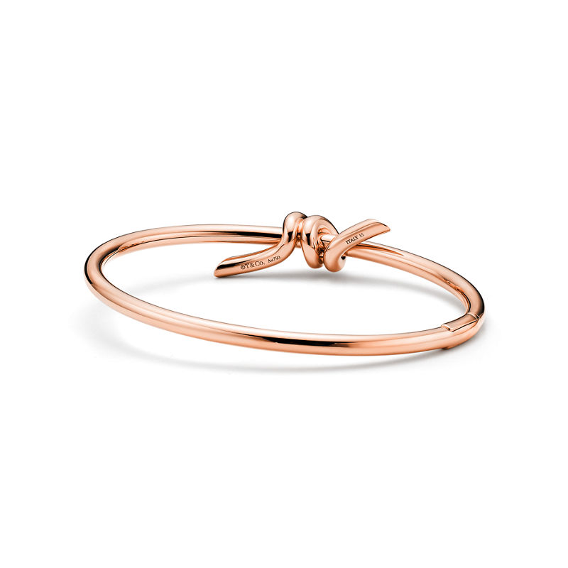 Tiffany & Co. Tiffany Knot Brazalete Wire de oro rosa Grandes ahorros