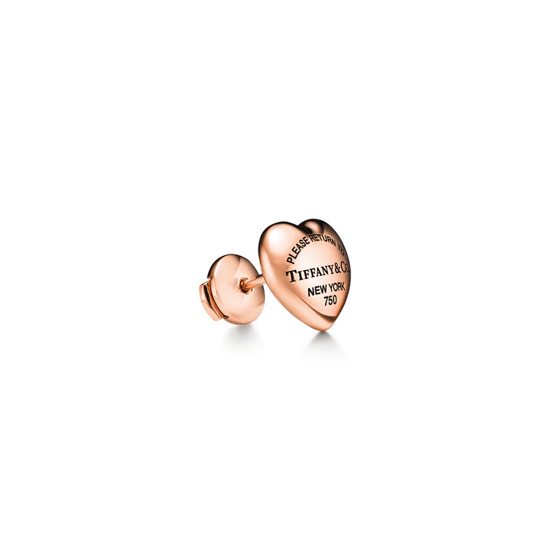 Tiffany & Co. Return to Tiffany™ Pendientes Full Heart de oro rosa Envío gratis