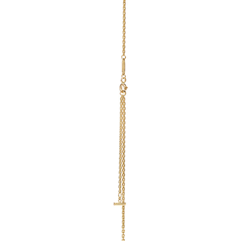 Tiffany & Co. Tiffany T Colgante Smile mediano de oro con diamantes Última moda