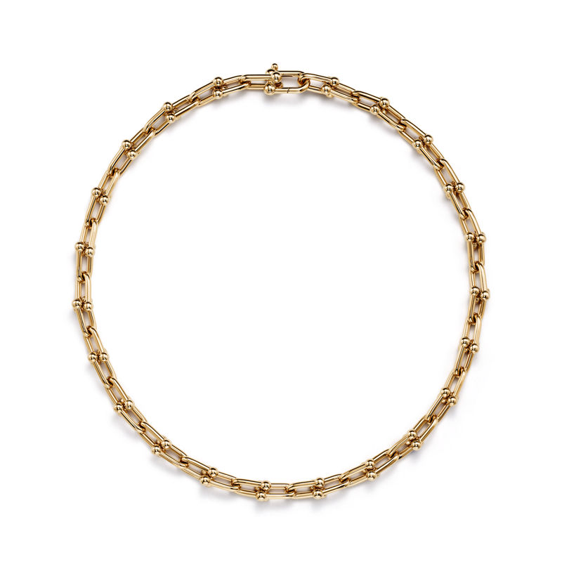 Tiffany & Co. Tiffany HardWear Collar de eslabones medianos de oro amarillo Devoluciones gratuitas