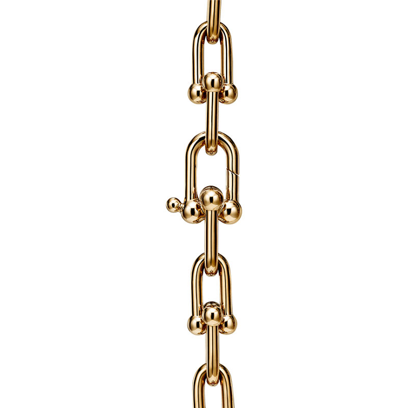 Tiffany & Co. Tiffany HardWear Collar de eslabones medianos de oro amarillo Devoluciones gratuitas