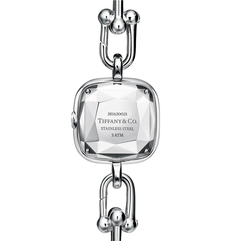Tiffany & Co. Tiffany HardWear Reloj en plata de ley y acero con diamantes Outlet