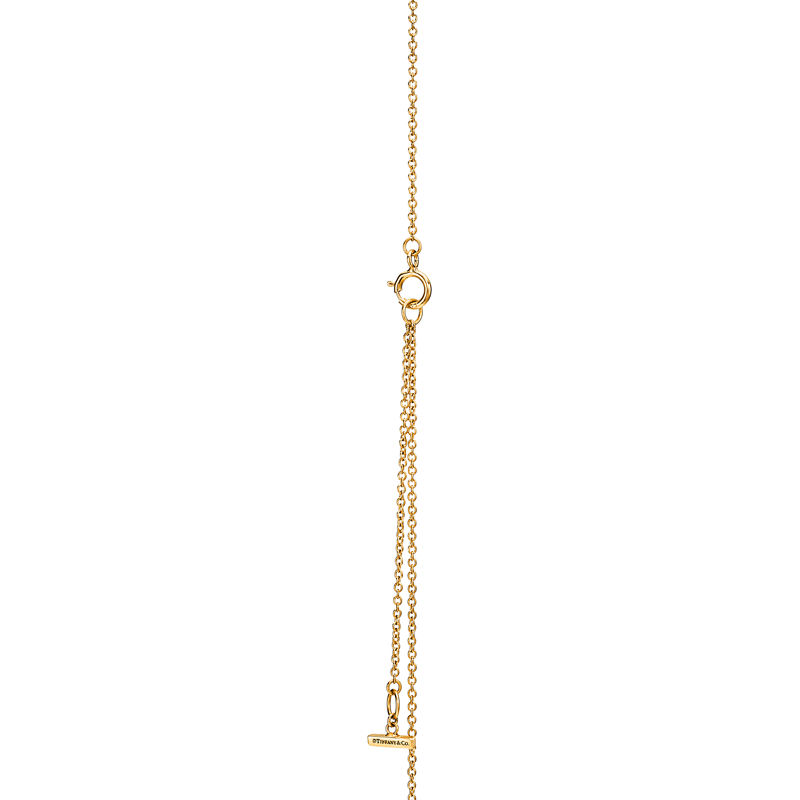 Tiffany & Co. Tiffany T Colgante circular de diamantes y nácar de oro amarillo Rebajas online