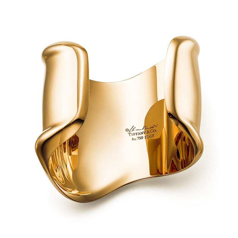 Tiffany & Co. Elsa Peretti® Brazalete Bone mediano en oro de 18 quilates Último día