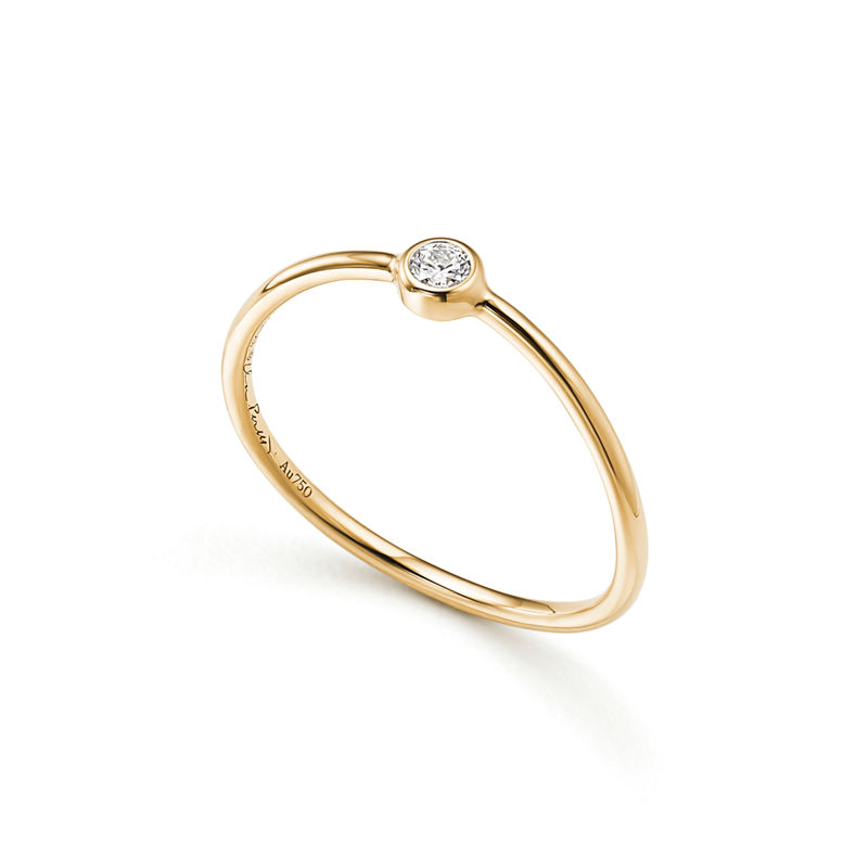 Tiffany & Co. Elsa Peretti® anillo de diamantes Wave de una hilera Promoción trimestral