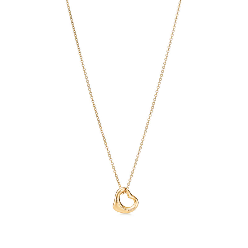 Tiffany & Co. Elsa Peretti® Colgante Open Heart en oro amarillo 11 mm Solo queda un día
