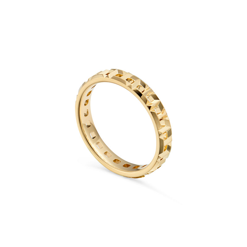 Tiffany & Co. Tiffany T Anillo estrecho True de oro amarillo Devoluciones gratuitas