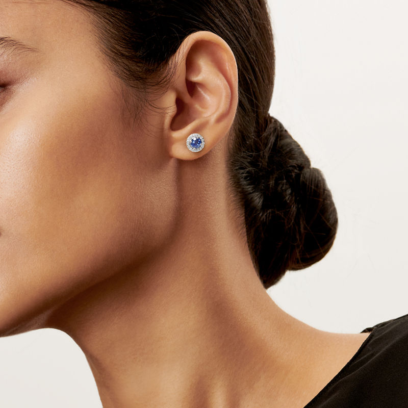 Tiffany & Co. Tiffany Soleste pendientes con zafiros y diamantes Tienda