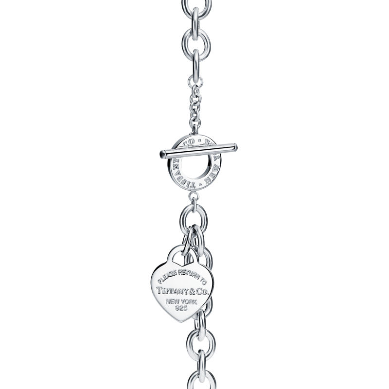 Tiffany & Co. Return to Tiffany™ ​Pulsera con insignia de corazón y cierre tipo pasador ​ en plata Libre de impuestos