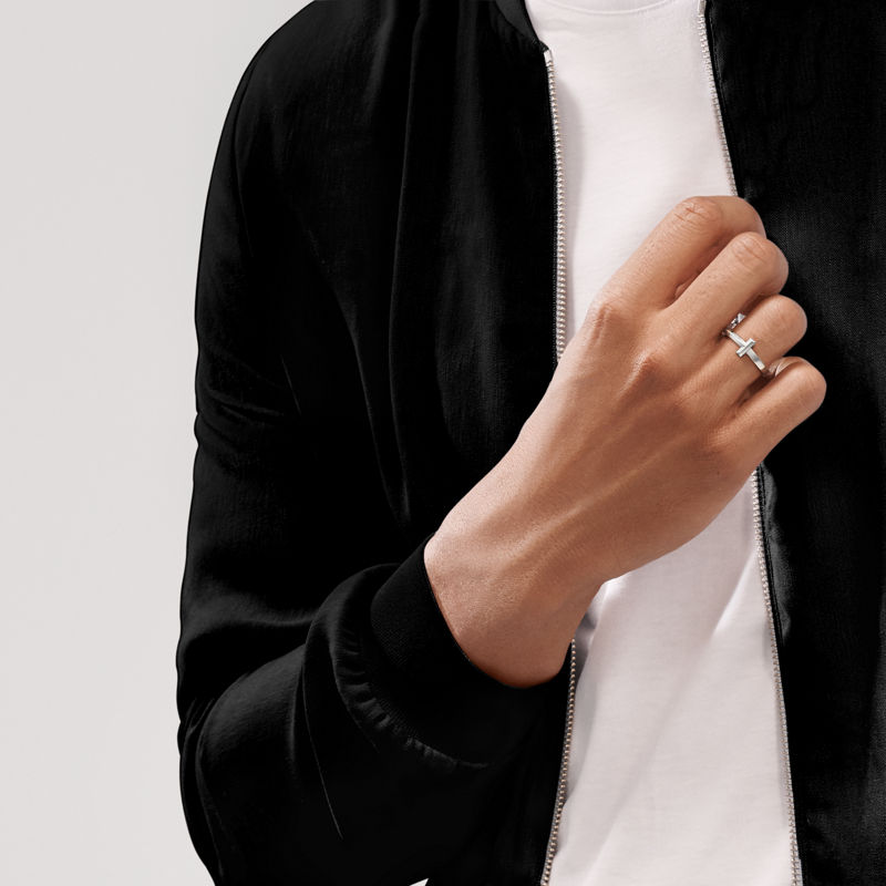 Tiffany & Co. Tiffany T T1 Anillo de oro blanco Ofertas