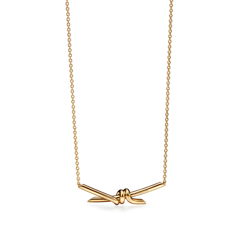 Tiffany & Co. Tiffany Knot Colgante en oro amarillo Oferta especial
