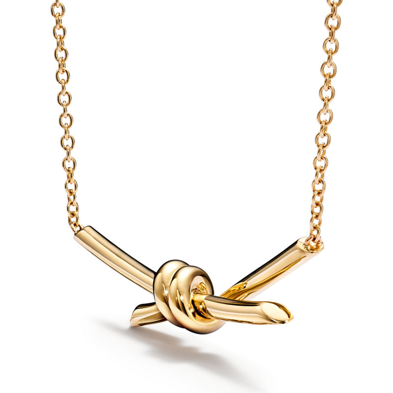 Tiffany & Co. Tiffany Knot Colgante en oro amarillo Oferta especial