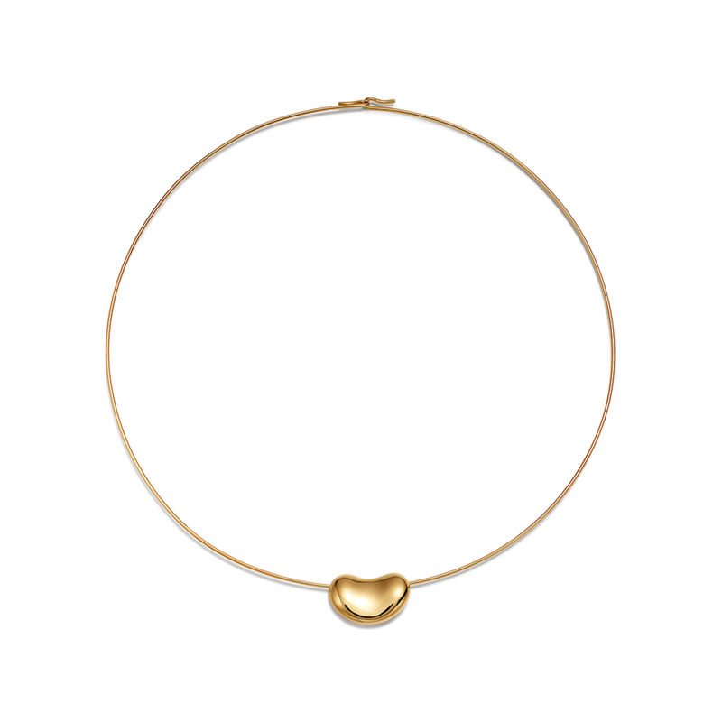 Tiffany & Co. Elsa Peretti® Collar Bean design Wire en oro amarillo 20 mm Oferta especial de fábrica