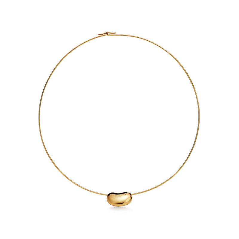 Tiffany & Co. Elsa Peretti® Collar Bean design Wire en oro amarillo 20 mm Oferta especial de fábrica