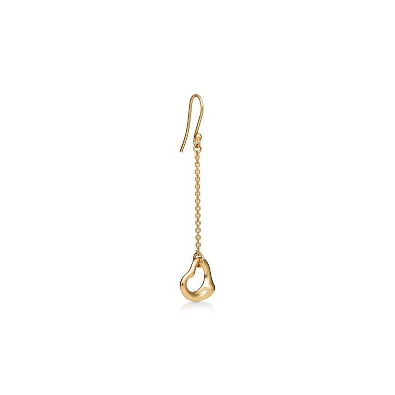 Tiffany & Co. Elsa Peretti® Pendientes Open Heart de oro amarillo Solo queda un día