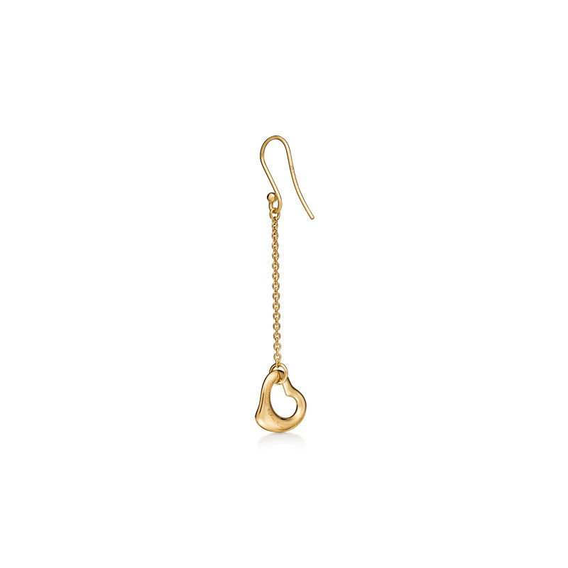 Tiffany & Co. Elsa Peretti® Pendientes Open Heart de oro amarillo Solo queda un día