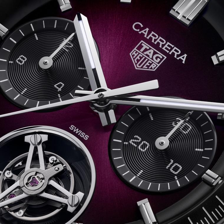 TAG Heuer TAG Heuer Carrera Chronograph Tourbillon Automático 42 mm Acero CBS5017.FC6605 Outlet online